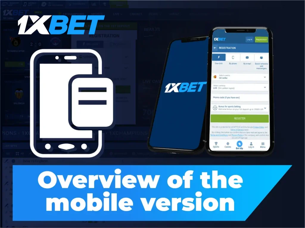 Overview of the mobile version